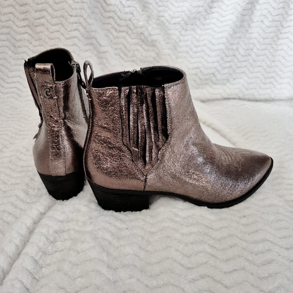 Circus by Sam Edelman Rose Gold  Sparkly Hartford Western Boots Size 10 - Picture 9 of 10